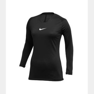 Nike Women’s Dri‑FIT Long‑Sleeve Top Black L with Thumb Loops – NWT